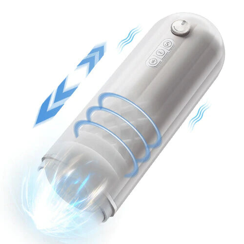 Bluetooth Stepless Adjusting Thrusting Heating Male Masturbator