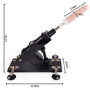 Automatic Thrusting Heating Swinging Vibrating Sex Machine with Dildo and Suction Cup 28 Inch