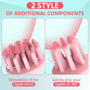 10 Vibration 360 Rotational Stimulation Nipple Suckers