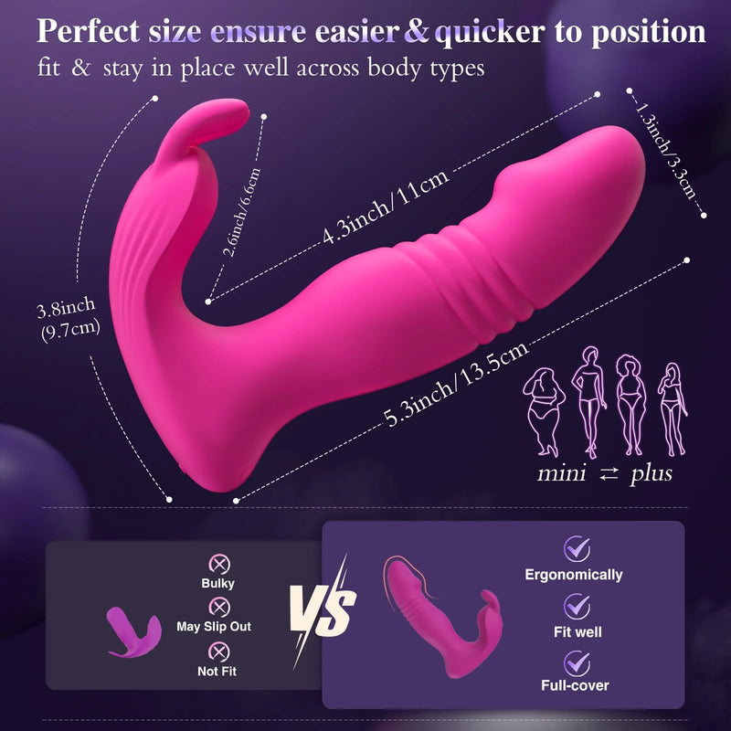 3 in 1 App Wearable Remote Control Female Vibrator Sex Toy