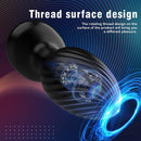360 Rotation Vibrating & 7 Speeds Remote Control Butt Plug Vibrator