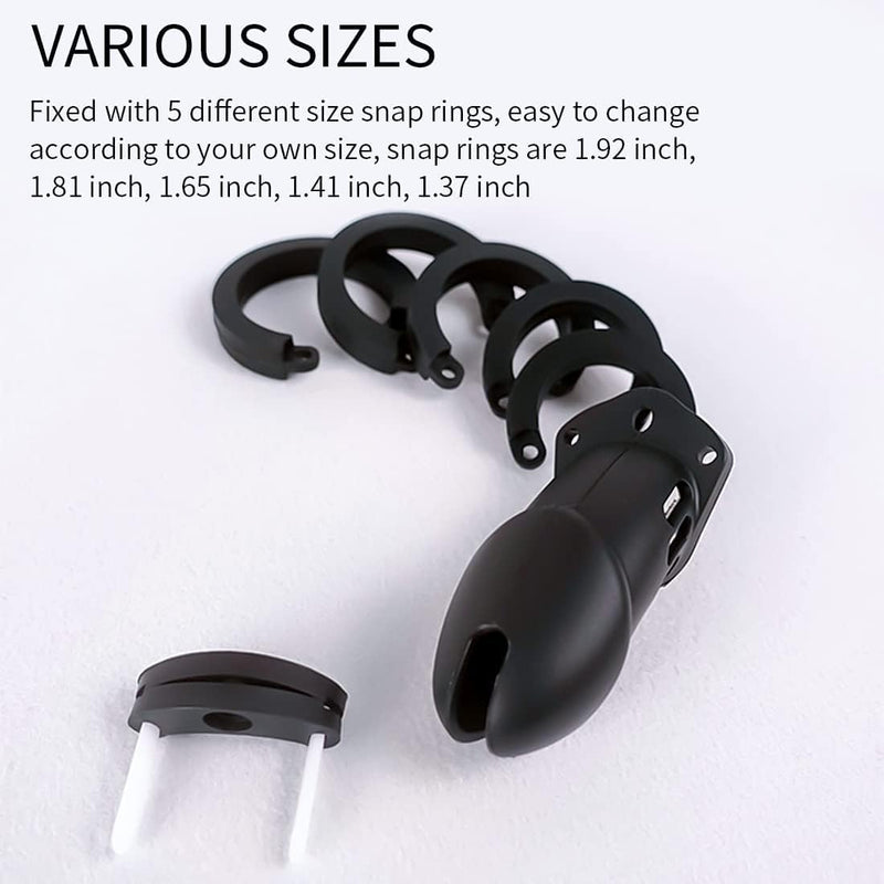 Ultimate Control: Silicone Cock Cage Chastity Device for Male Penis Exercise