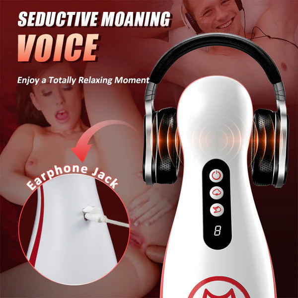 Kama - 7 Sucking & Vibrating Automatic Voice Masturbator