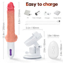 QUAOAR | 8.26in 6 in 1 Multi-point Stimulation Dildo Machine