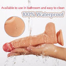 8.5-Inch 8 Mode Vibrating Thrusting Rotating Heating Remote Control Realistic Dildo - Lusty Time