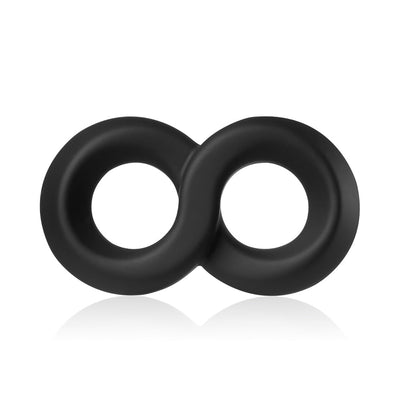 Thick Soft Infinite Loop Doubled Restraint Penis Ring - Lusty Time