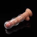 5.7-Inch Transprent 3 Chambers Male Masturbator - Lusty Time