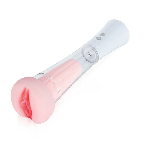 S-HANDE 2 in 1 Penis Vacuum Pump Pussy Stroker - Lusty Time