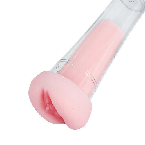 S-HANDE 2 in 1 Penis Vacuum Pump Pussy Stroker - Lusty Time