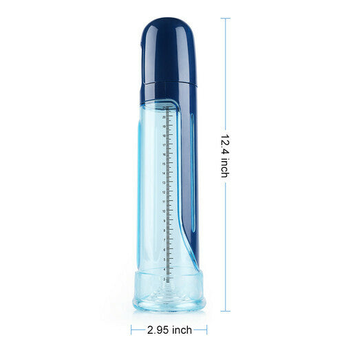 2 in 1 Blue Automatic Penis Vacuum Pump - Lusty Time