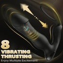 Volcano 8-band Telescopic Vibration Remote Control Prostate Massager - Lusty Time