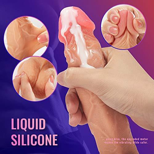 8.3-Inch 4 in 1 Thrusting Rotation Vibrating Heating Lifelike Dildo - Lusty Time