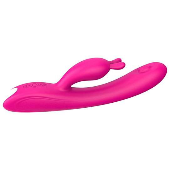 Dual Motor 9X9 Modes Flapping Clitoris G-Spot Rabbit Vibrator - Lusty Time