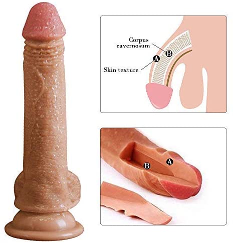 Realistic Dildo With Strong Suction Cup - Lusty Time