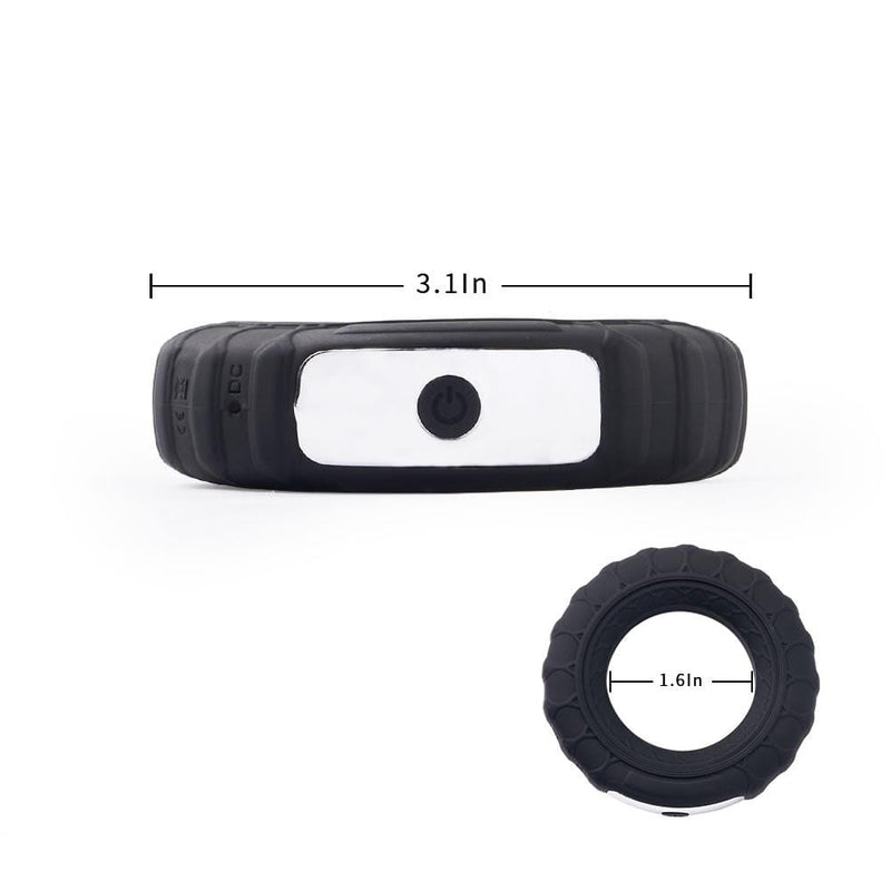 Wheel-Like Wireless Remote Control 10-Frequency Vibration Cock Ring - Lusty Time