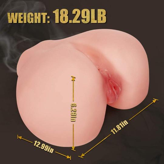 18.29lb Sensual Waitress Doggy Style Male Butt Masturbator - Lusty Time
