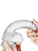 Realistic Transparent Strong Suction Cup Flexible 7 inch Dildo - Lusty Time