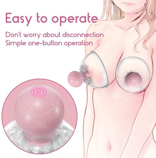 Vibrating Nipple Suckers - Lusty Time