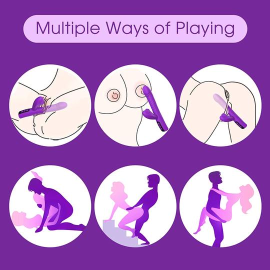 Thrusting Rabbit Vibrator Suction Vibrator For Women - Lusty Time