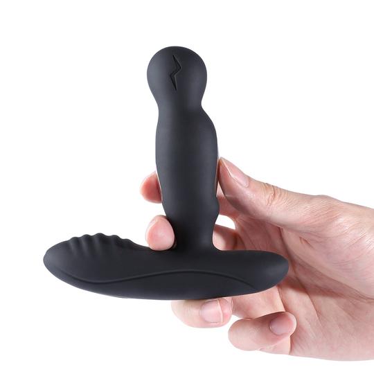 LEVETT E-Stim 360° Rotation Vibrating Prostate Anal Plug with Remote Control - Lusty Time