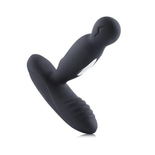 LEVETT E-Stim 360° Rotation Vibrating Prostate Anal Plug with Remote Control - Lusty Time