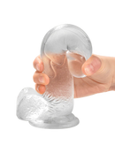 Realistic Transparent Strong Suction Cup Flexible 7 inch Dildo - Lusty Time