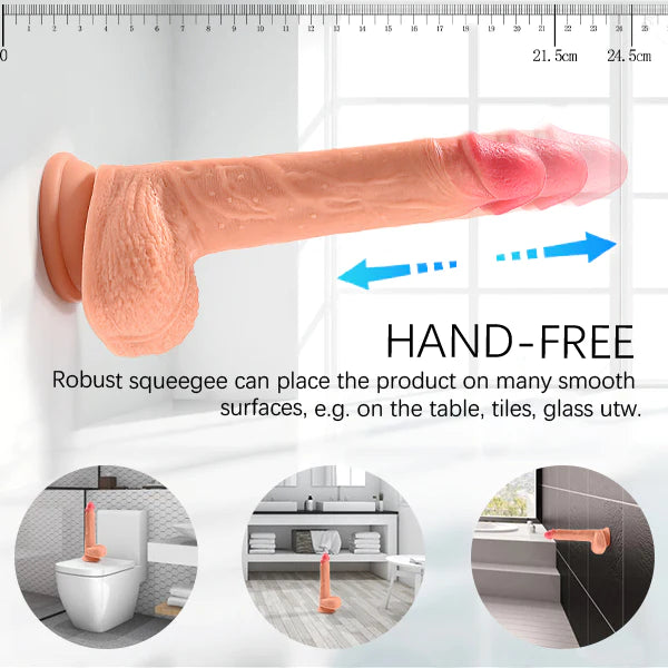 8 Vibration Modes Auto Huge Dildo 8.7 inch G-Spot Thrusting - Lusty Time