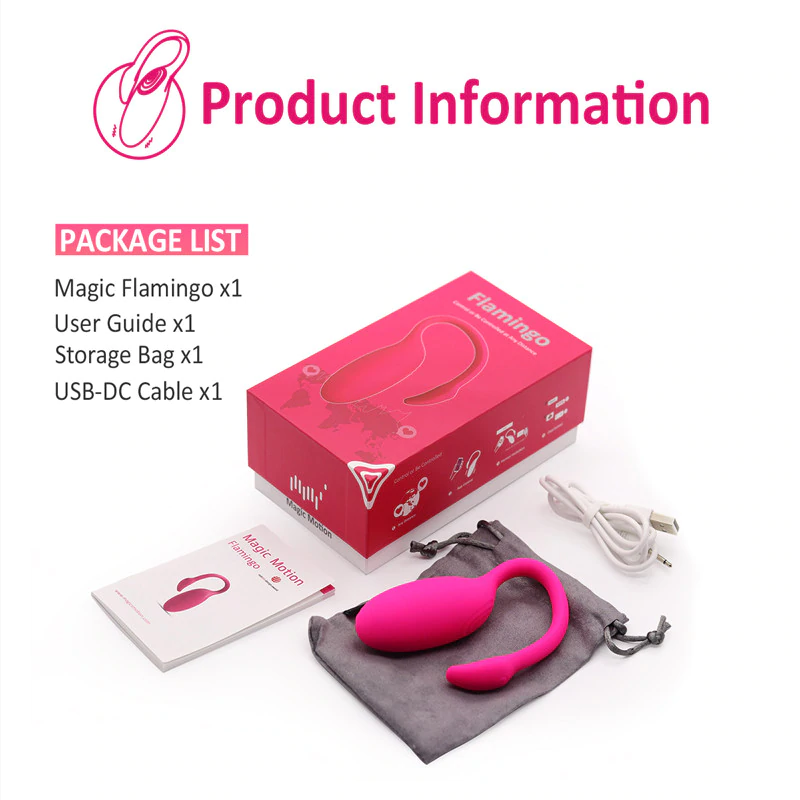 Flamingo App Control Smart Vibrator - Lusty Time