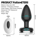 Colourful Remote Control Anal Plug - Lusty Time