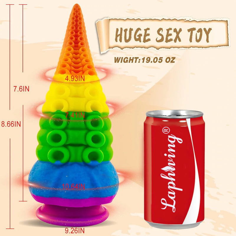 FANTASY DILDO HUGE DILDO- TENTACLE-COLORFUL - Lusty Time