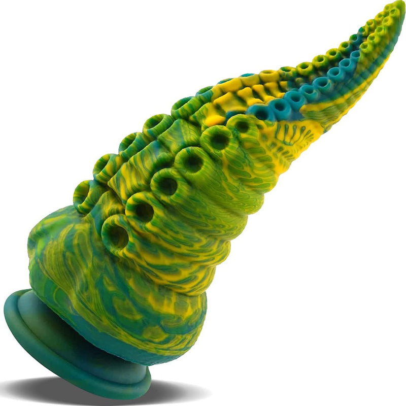 Fantasy Dildo Huge Dildo- Tentacle-Green - Lusty Time