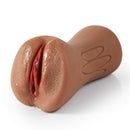 6.1" Bronzed Skin Realistic Clitoris Soft Pocket Pussy Stroker - Lusty Time