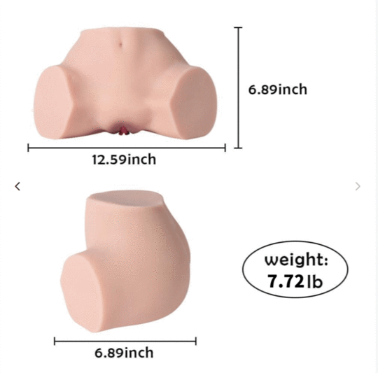 7.7lb Coed in Supine Real-Feel Skin Youth Pussy Ass Realistic Butt - Lusty Time