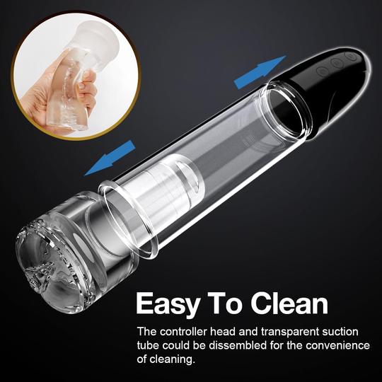 2 In 1 Vagina Sucking Electric Penis Enhancement Pump Male Masturbation Cup - Lusty Time