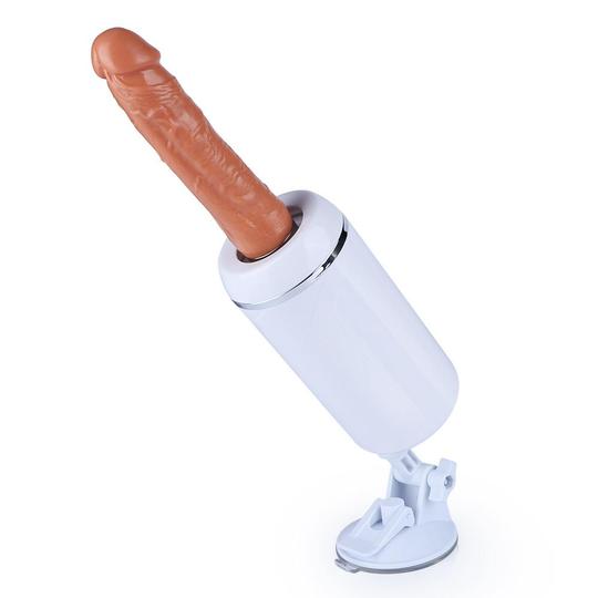 OMYSKY 11.4-Inch 6-Frequency 3-Speed Telescoping Voice Dildo - Lusty Time