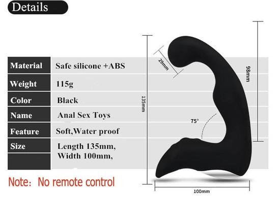 10 Speed Naughty Boy Vibrating Prostate Massager - Lusty Time