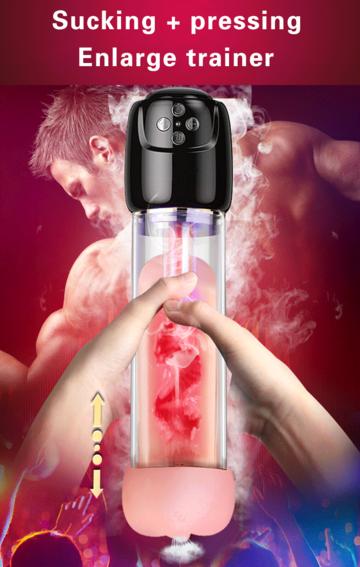 Automatic Penis Enlargement Vibrator & Male Mastubator - Lusty Time