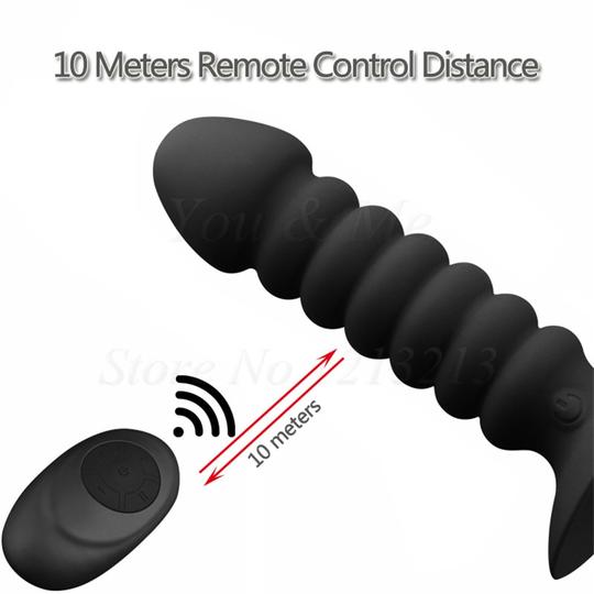 Remote Control Anal Buttplug Vibrator - Lusty Time