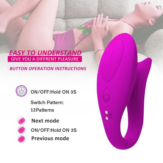 Mermaid Wireless Remote Control Couple Vibrator - Lusty Time