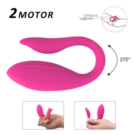 Mermaid Wireless Remote Control Couple Vibrator - Lusty Time