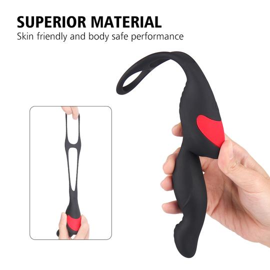 3 In 1 Remote Controlled Vibrating Prostate Massager - Lusty Time