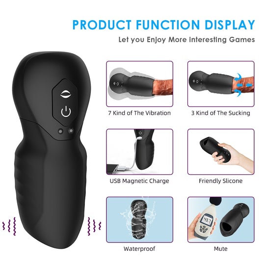 Automatic Male Masturbators Sucking Machine And Glans Trainer - Lusty Time