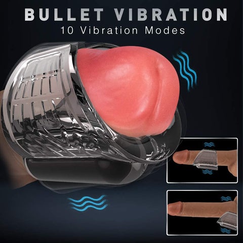 MANTA Vibrating Penis Masturbator - Lusty Time