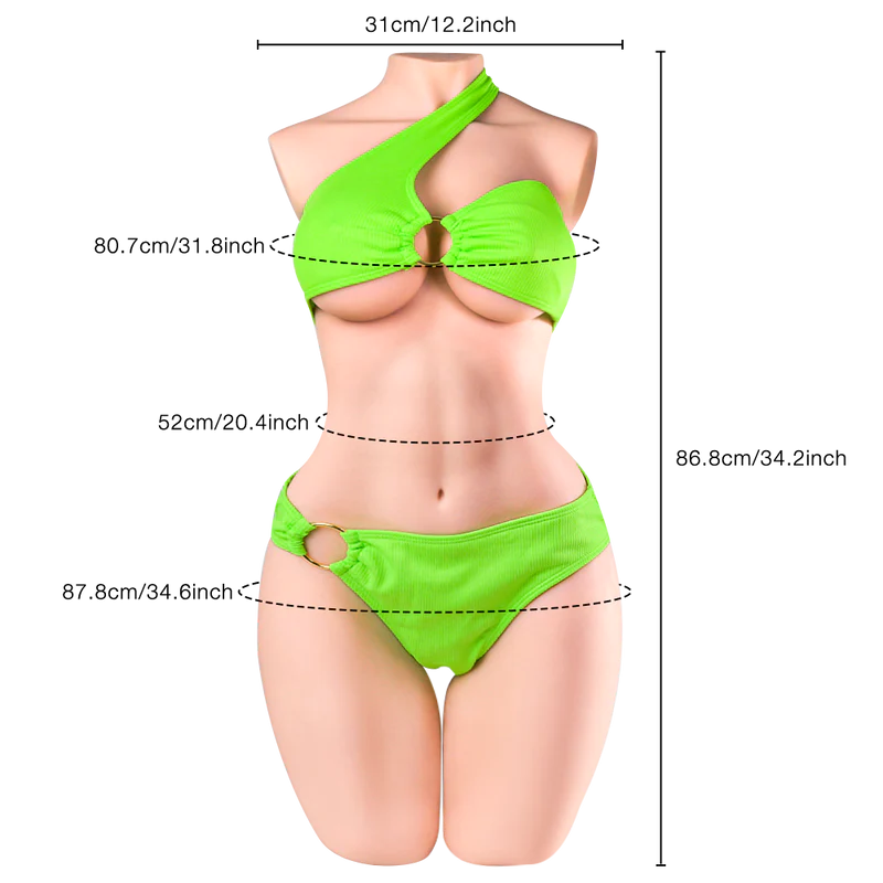 Martina : 52.14lb Most Realistic Sex Doll Torso - Lusty Time